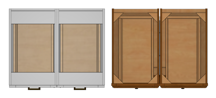 Frameless Cabinet